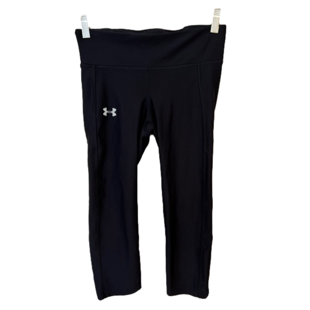 Under Armour Women’s Black Compression Crop Pant Sz. M